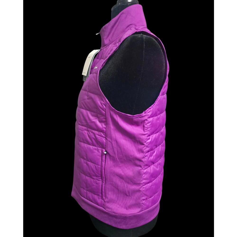 Women's  Deep Purple Nike Running "Therma-FIT" Vest Size XL NWT - Picture 5 of 12